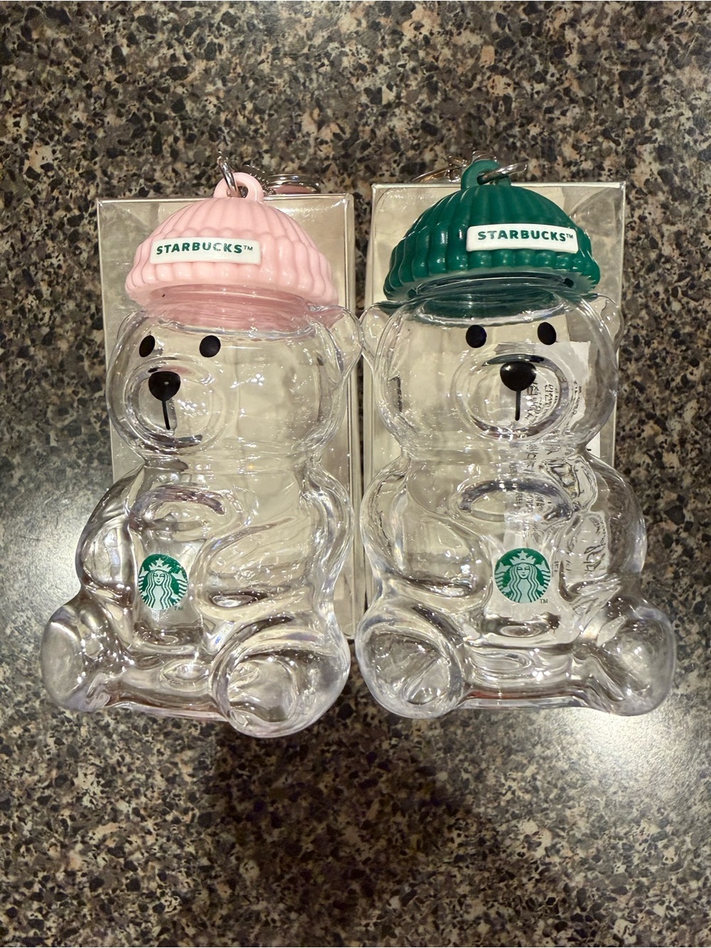 Starbucks Exclusive Korea Bearista Miniature
Keychains  Green & Pink - Picture 4 of 11